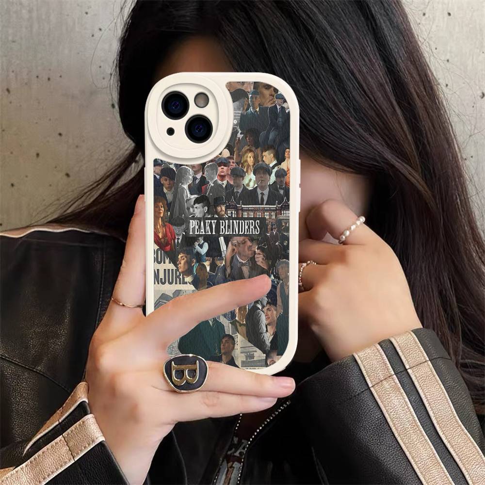 Movie P-Peaky B-Blinders TV Phone Case For IPhone 16 15 14 13 12 11 Pro Max Plus Soft Leather Cover