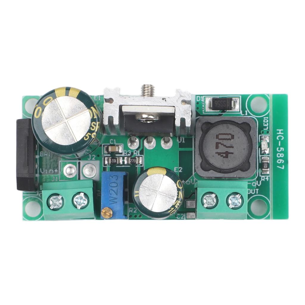 Step-Down Power Supply Module AC5V-30V DC5V-50V Input Adjustable Output 3.3V-33V 2.2A Continuous Current For Automation Projects
