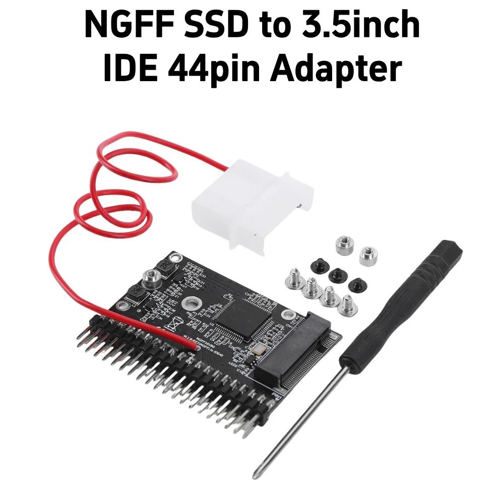 M.2 NGFF SATA SSD To 2.5inch 3.5inch IDE 44pin Adapter Converter Card 150MB/s M.2 NGFF SATA SSD To 2.5 IDE SATA SSD Converter