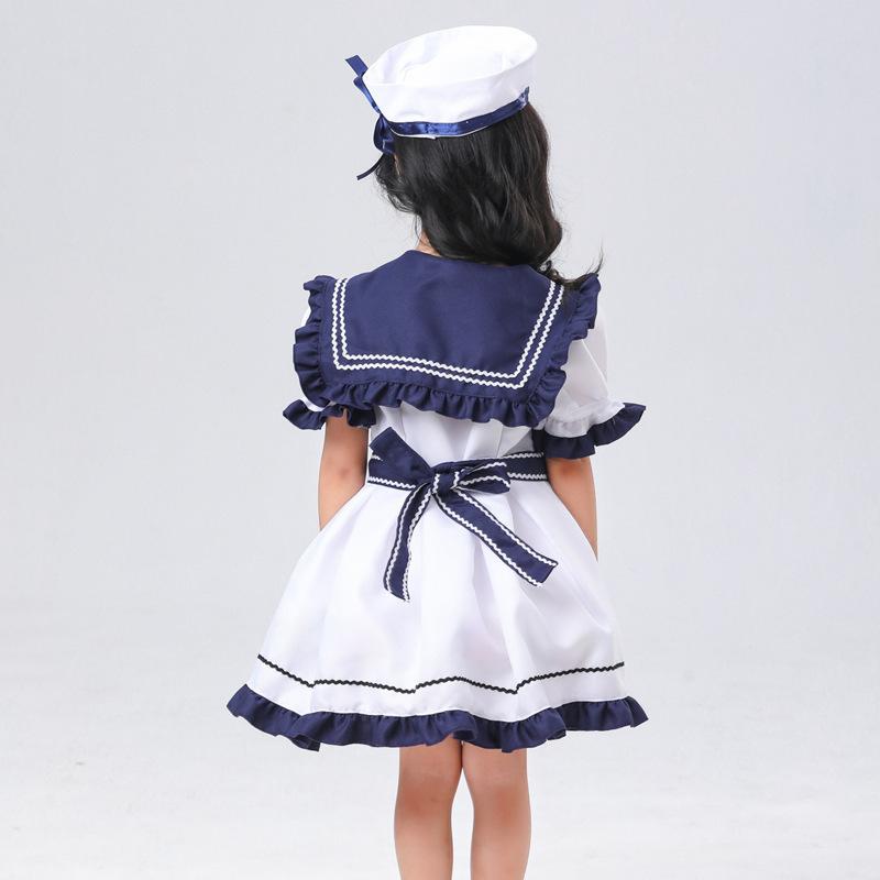 eBay Source, Navy Style Children's Sailor Skirt Cos Lolita Anime Play Costume Girls