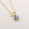 Golden Plated Gold Plated Chain Lovely Charm Hollow Pendant  Women Jewelry