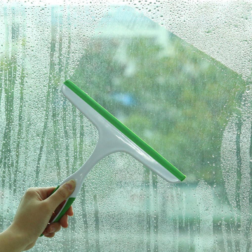 Window Scraper with Hanging Hole Silicone Convenient Cleaning Tools Squeegee Household Windshield Bathroom Wall Washing Tools
