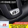 EFG1 Volkswagen Car Steering Wheel Accessories Metal Stickers For VW GTI Polo Golf MK7 Passat B8 Tiguan Jetta T-ROC Touareg Touran CC
