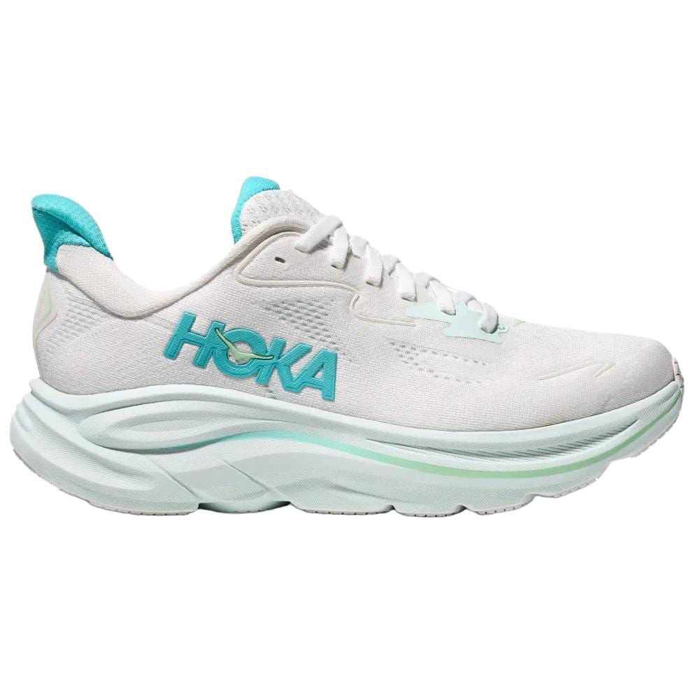 HOKA One One Clifton 10 White Cielo Blue Women's 1162031-WTCL