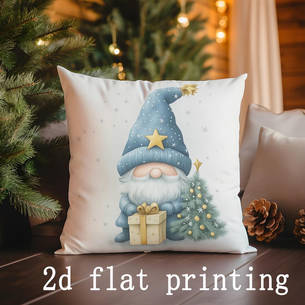 Home Decor Christmas-Themed Cute Pillow Covers For Home Pattern Cushion Cover Suitable For Sofa Bedroom Car Pillow Cover