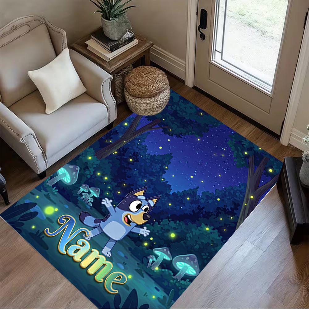 Science Adventure Customize Text Carpet Design for Foyer Outdoor Balcony Living Rooms Anti-slip Rug Office home decor Wedding Party Gift