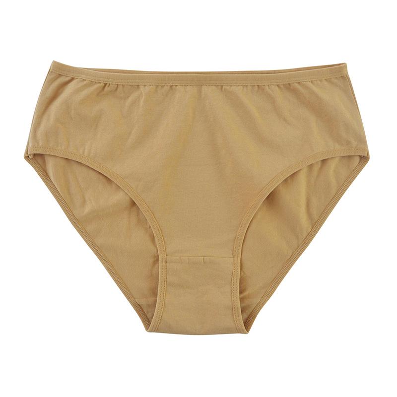 Cuecas de Algodão de Cintura Alta Tamanho Plus para Mulheres - Estilo Europeu e Americano