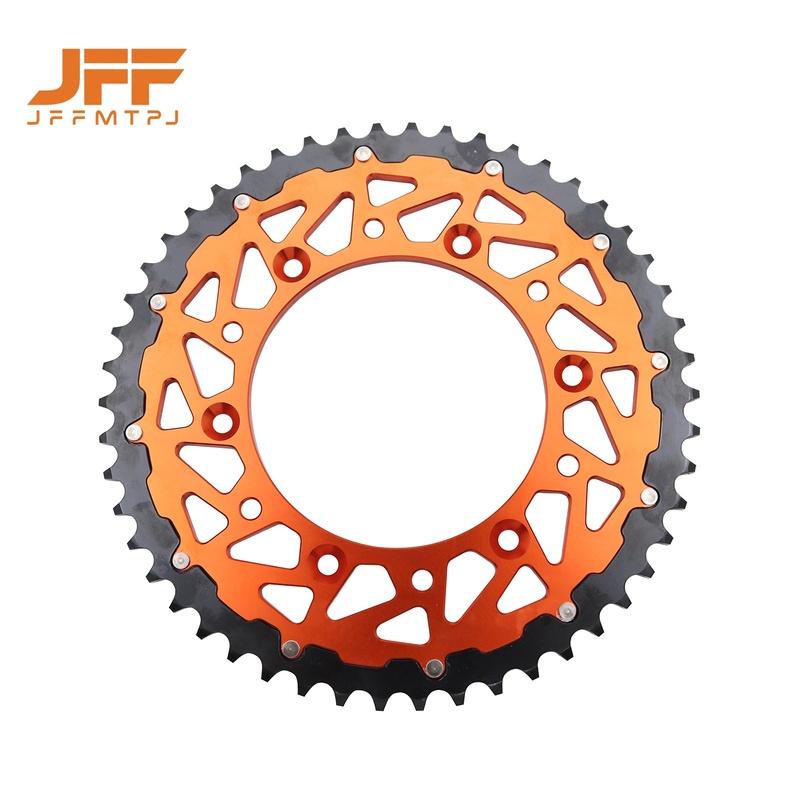 50T 52T Motorcycle Rear Chain Sprocket For KTM EXC EXCF SX SXF XC XCF XCW XCFW SMR 125 150 200 250 300 350 400 450 520 525 530