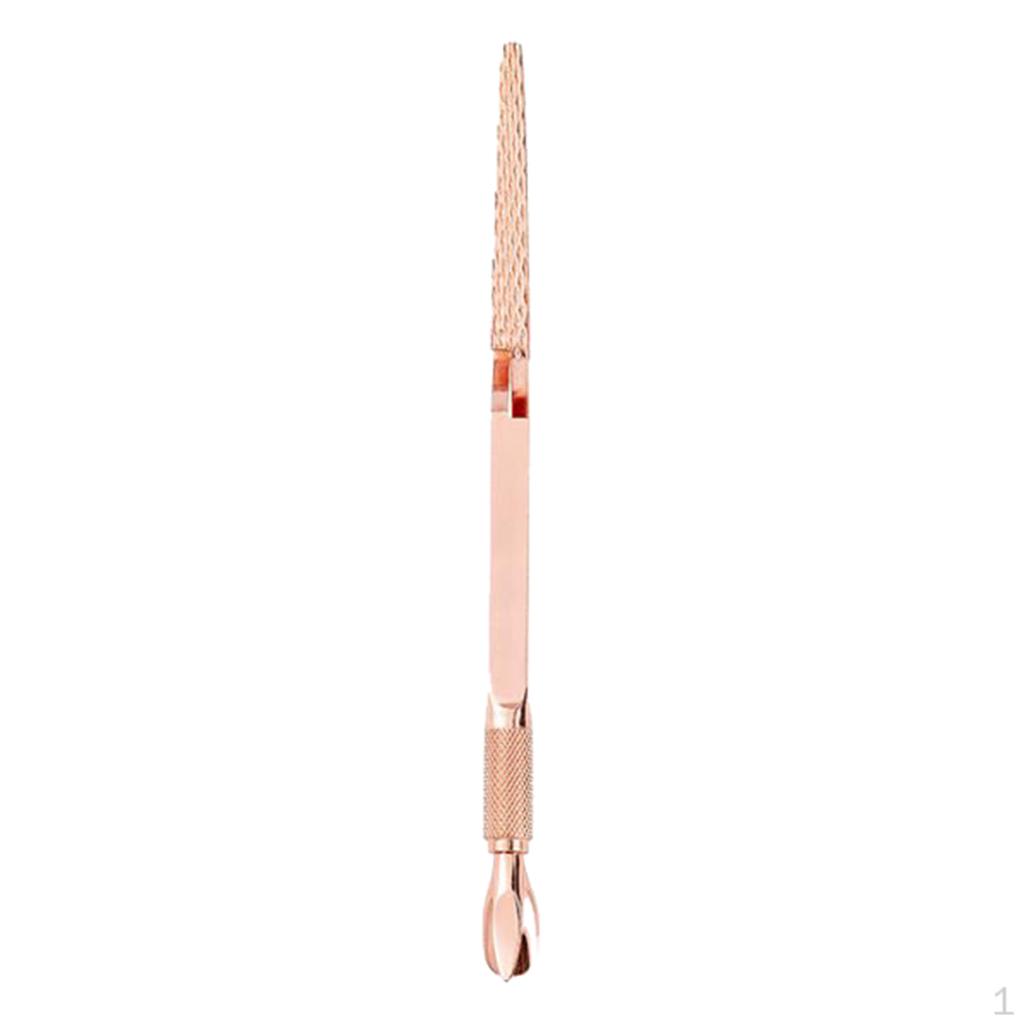

C-образный зажим для ногтей, металлический зажим для кутикулы, инструменты для формовки Rose Gold
