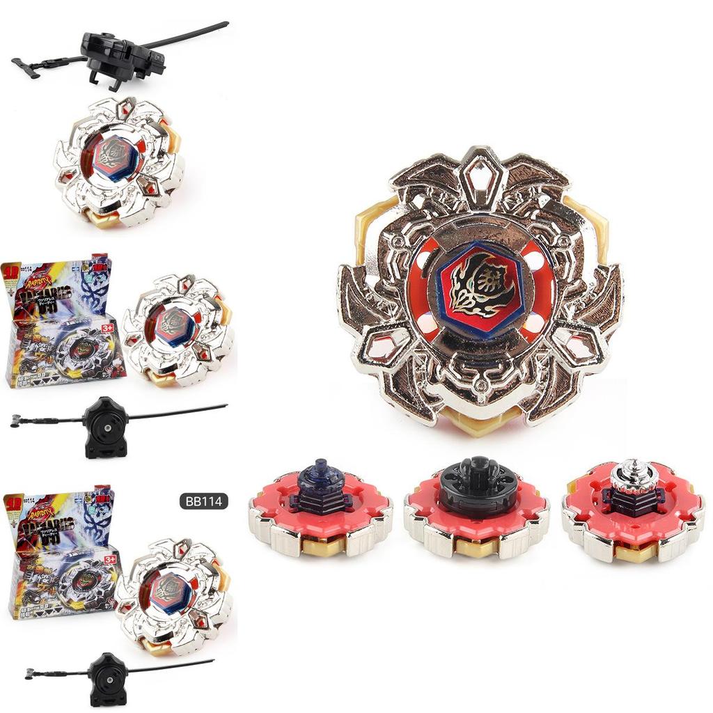 Stellar Ab01 Alloy Spinning Top Toy With 4d Battle Design And Launcher Set