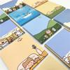 Korean Style Forest Girl Tearable Sticky Note Pad