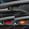 4PCS Top Suede Trim LHD RHD Sticker For Mazda 3 Axela BP CX30 CX-30 2019 2020 2025 2025 2025 2025 2025 Car Inner Door Bowl Panel
