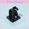 Modern Simple Plastic Shower Curtain Rod Support With Nodrill Adhesive Hook For Bathroom Kitchen Door Windows