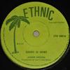 7inch Record JUNIOR ENGLISH  Daddy Is Home ETH1001 Ethnic UK Reggae Ska  Dub Used