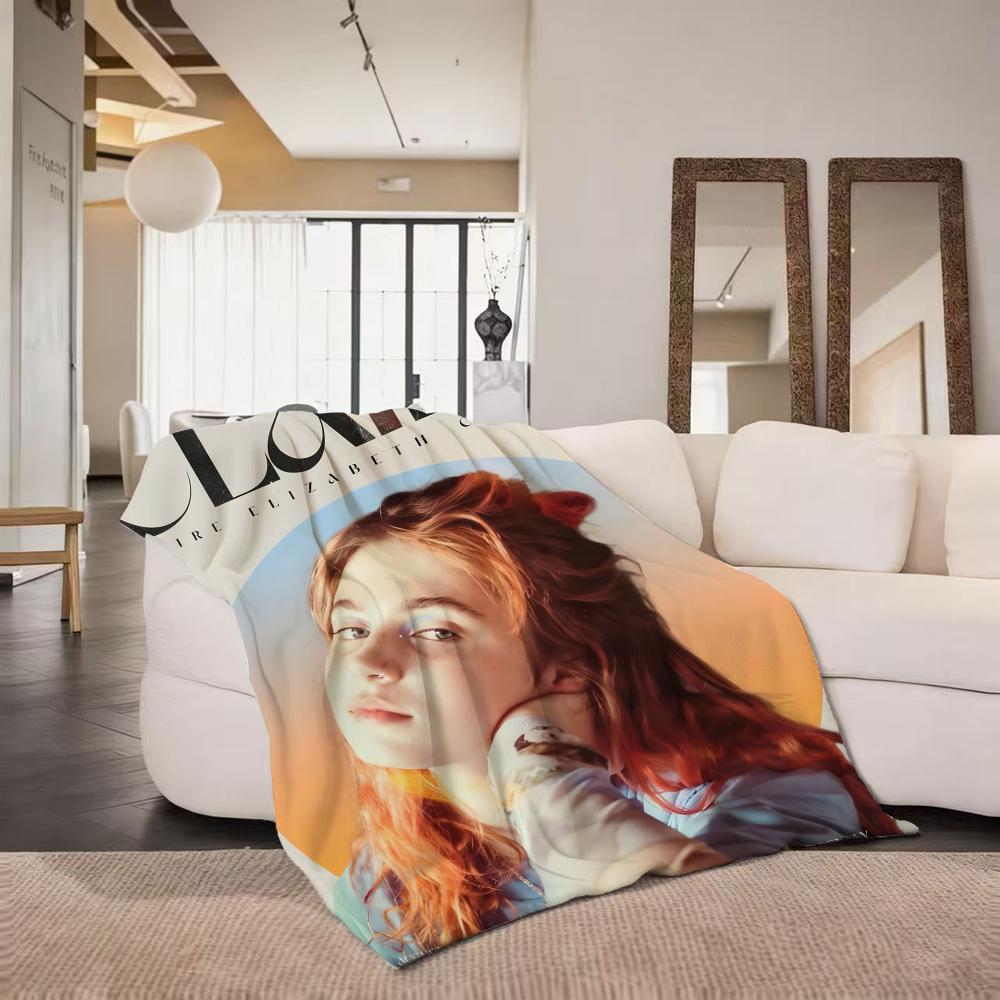 Singer C Clairo Throw Flannel Throw Blanket Suitable for Sofa Living Room Bedroom