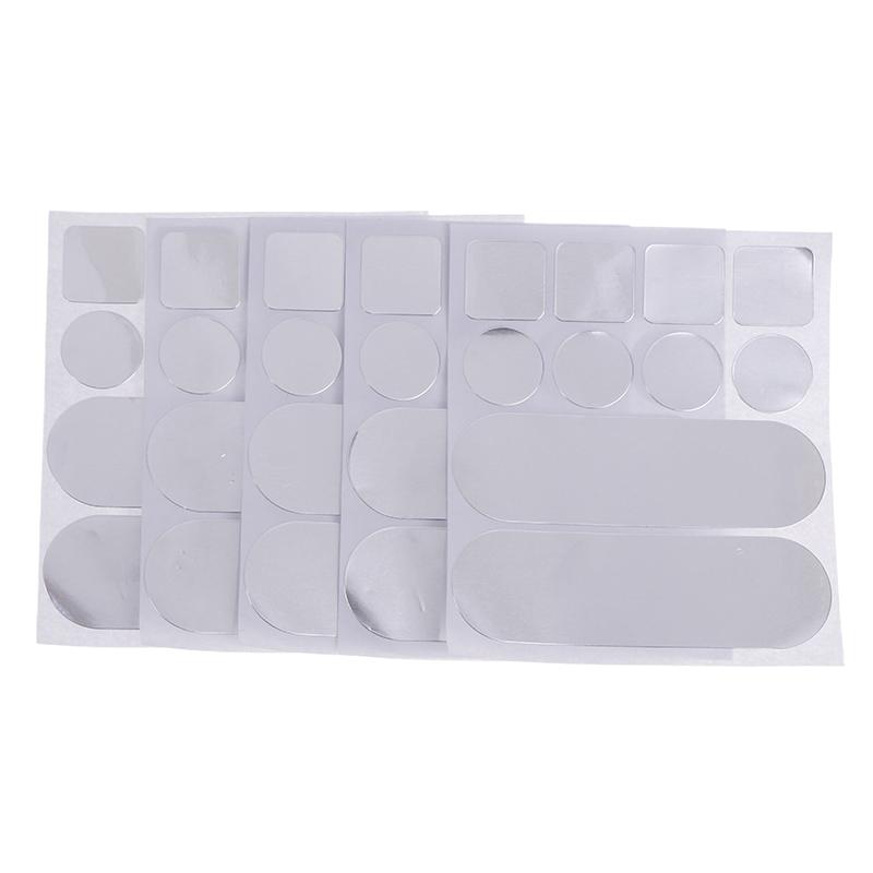 5Pcs Stainless Steel Pot Sticker Self-Adhesive Repair Tape Pot Patches Waterproof High Temperature Resistance Aluminum Foil Tape