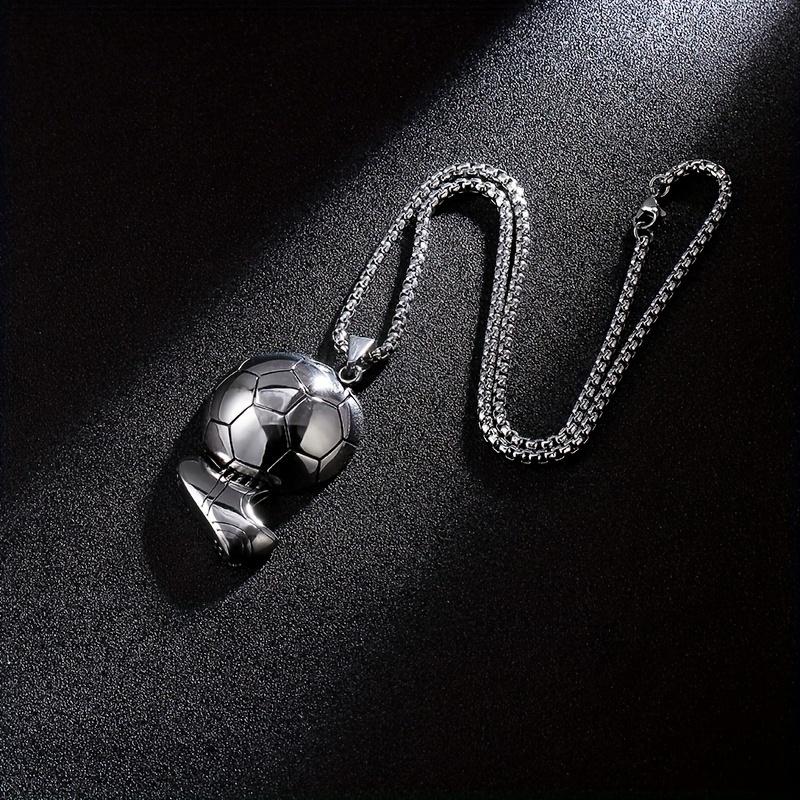 Men's Soccer Pendent Necklace