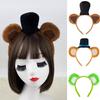 Cartoon Bear Ear Plush Headband Cosplay Costume Hairhoop Birthday Party Hairband Women Face Washing Hairhoop Accessories