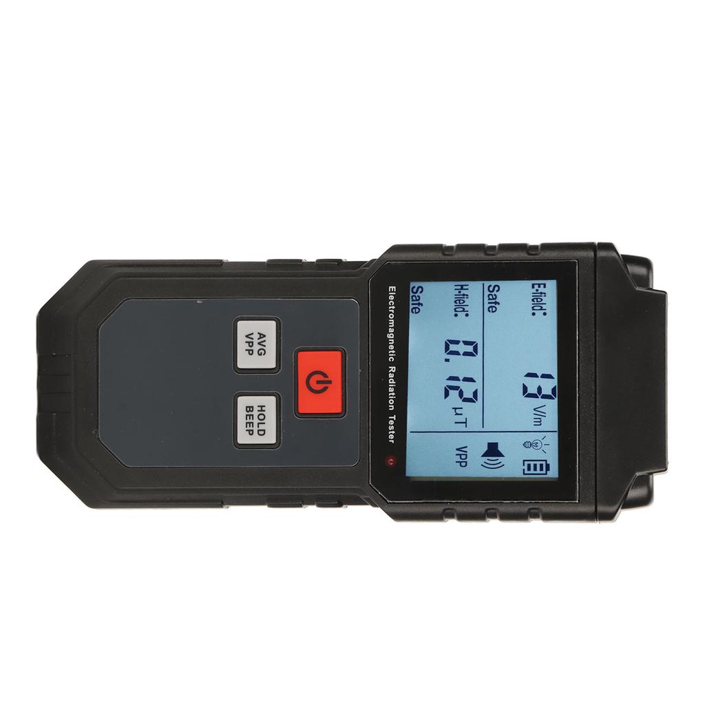 EMF Meter for Electromagnetic Field 5HZ to 3500MHz with Digital LCD Screen Handheld Radiation Tester for Ghost Hunting
