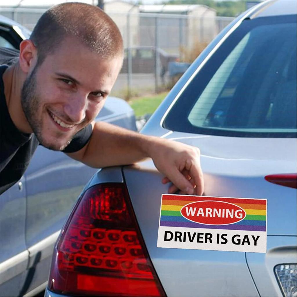 For 1Set 28 Pcs Original Funny Gay LGBT Prank Bumper Stickers Truck,Cars,Vehicle or Luggage - I'm So Gay I Can't Even Drive