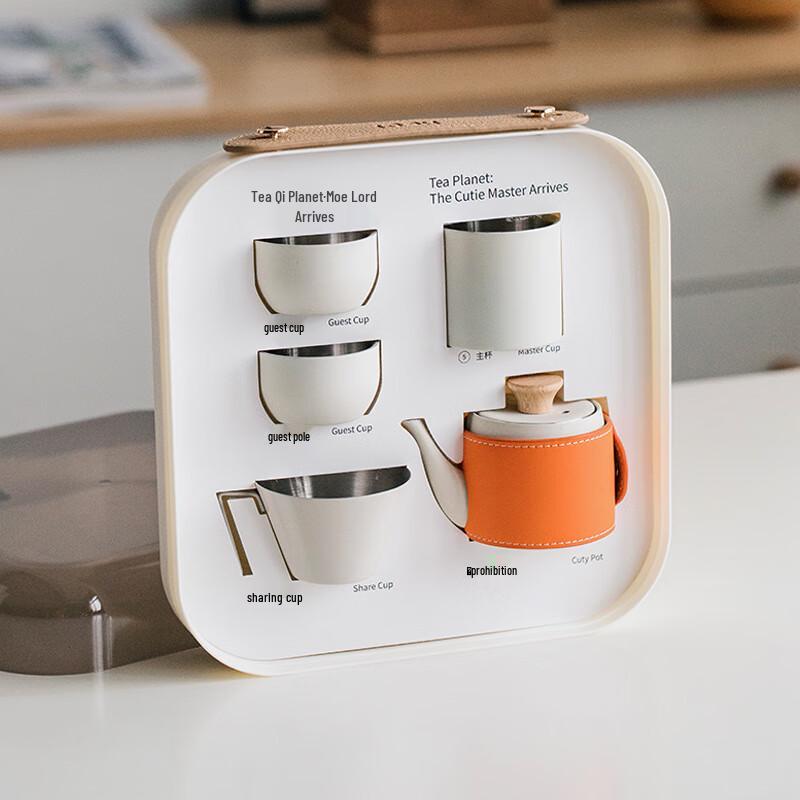 Minimalist Portable Travel Tea Set, 5-Piece