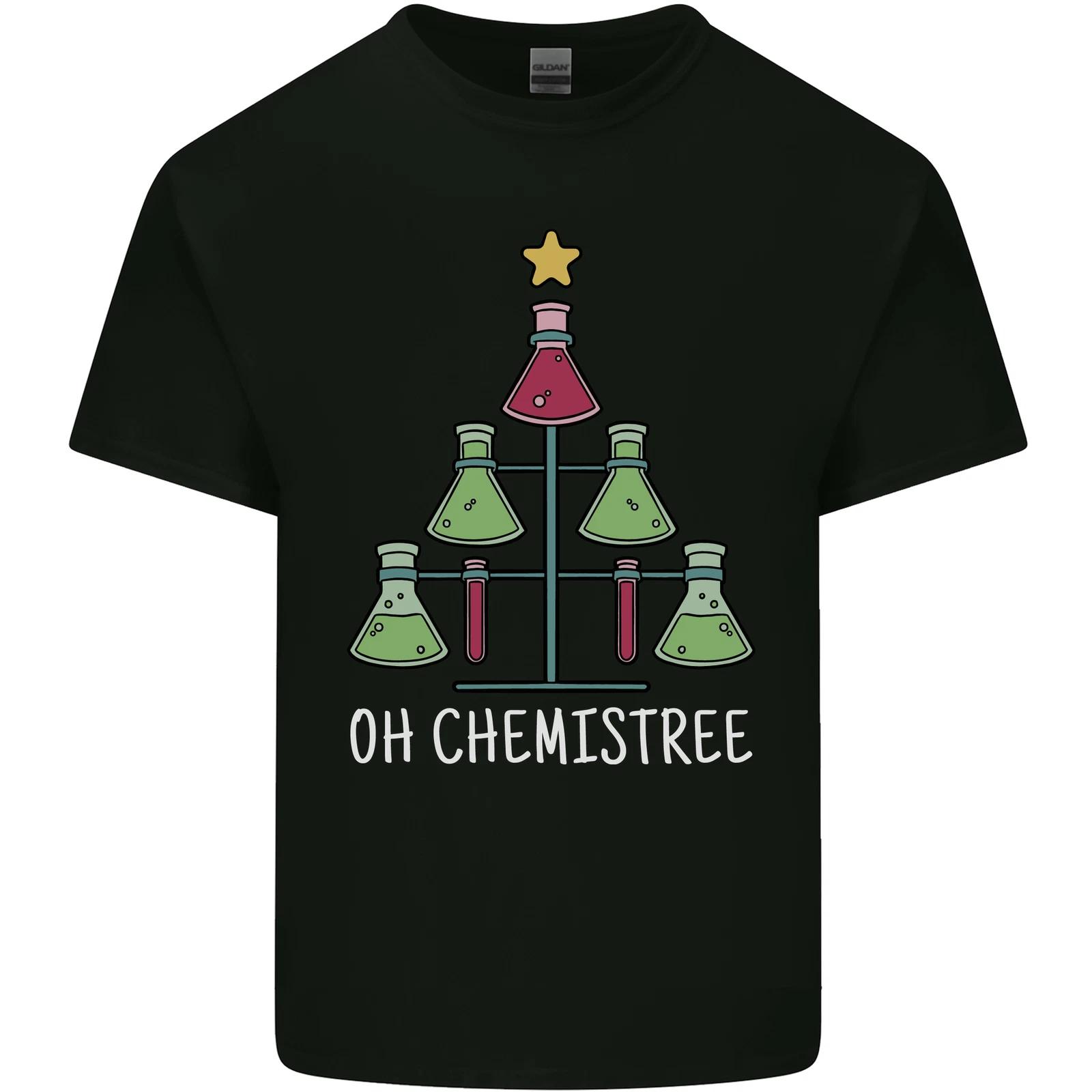 Oh Chemistry Funny Christmas Science Xmas Kids T-Shirt Childrens S