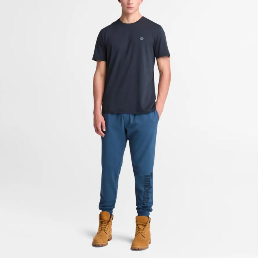 Timberland Urban Outdoor Breathable Crew Neck Short Sleeve T-Shirt Unisex Tops Deep-Blue A2PW3-Z02