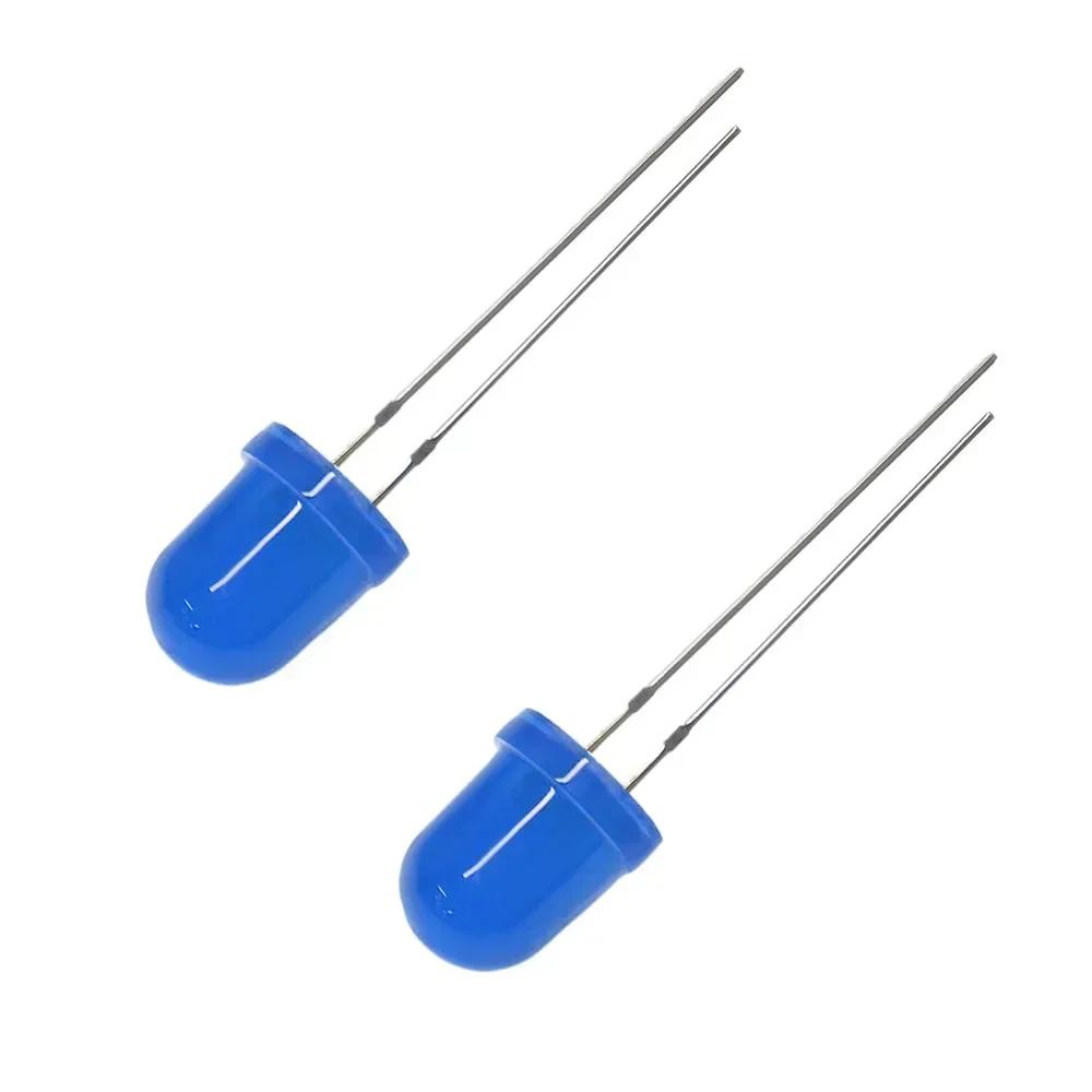 10/50pcs F8 8mm LED Lights 5Colors Super Bright Light Emitting LED Diode Kit Red White Green Blue Yellow