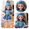 30cm Yitian Barbie Doll Set: BJD Doll with Music, Wedding Dress, and Outfit Changes
