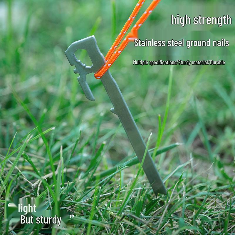 Stainless Steel Large Tent Ground Stakes for Camping