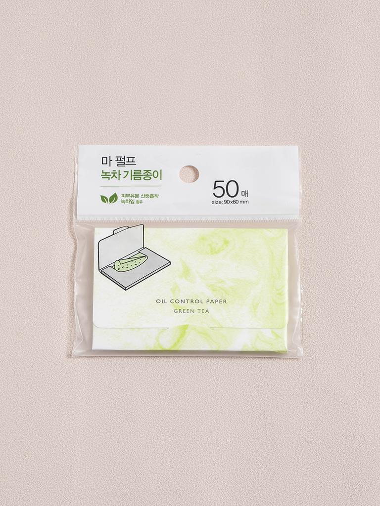 Green Tea Oil Blotting Paper 50 Sheets (Standard)