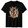 Deutscher Schäferhund Blitze Tier Herren T-Shirt