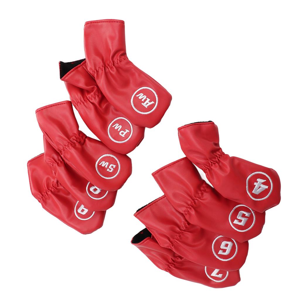 9Pcs Iron Head Cov s PU Wat proof Headcov s for Right Left Handed Lov s