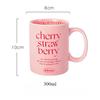 Cute Ceramic Mugs Coffee Cups 300ml Creative Letters Mug Home Kitchen Decoratio Milk Yogurt Breakfast Tea Water Cup Office Gift