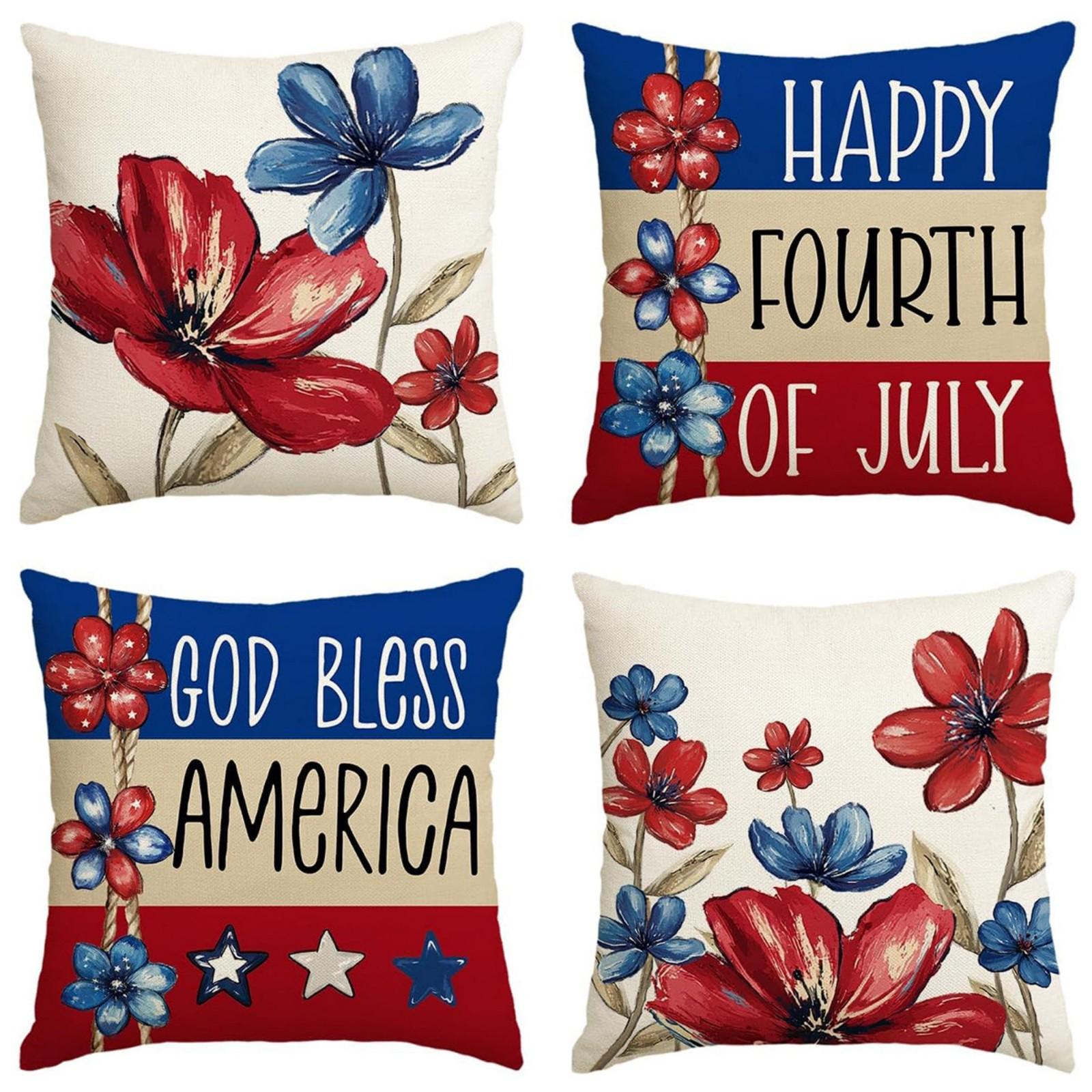 

Anniversary Party Decoration, 250th Anniversary Independence Day, Pillow And Sofa Cushion Cover Decoration 4pc One Size