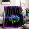 Among Us Motivdecke Geeignet für das Sofa Camping und Reisen Hergestellt aus weichem Flanellmaterial Ein ideales Geschenk für Anlässe wie Geburtstag