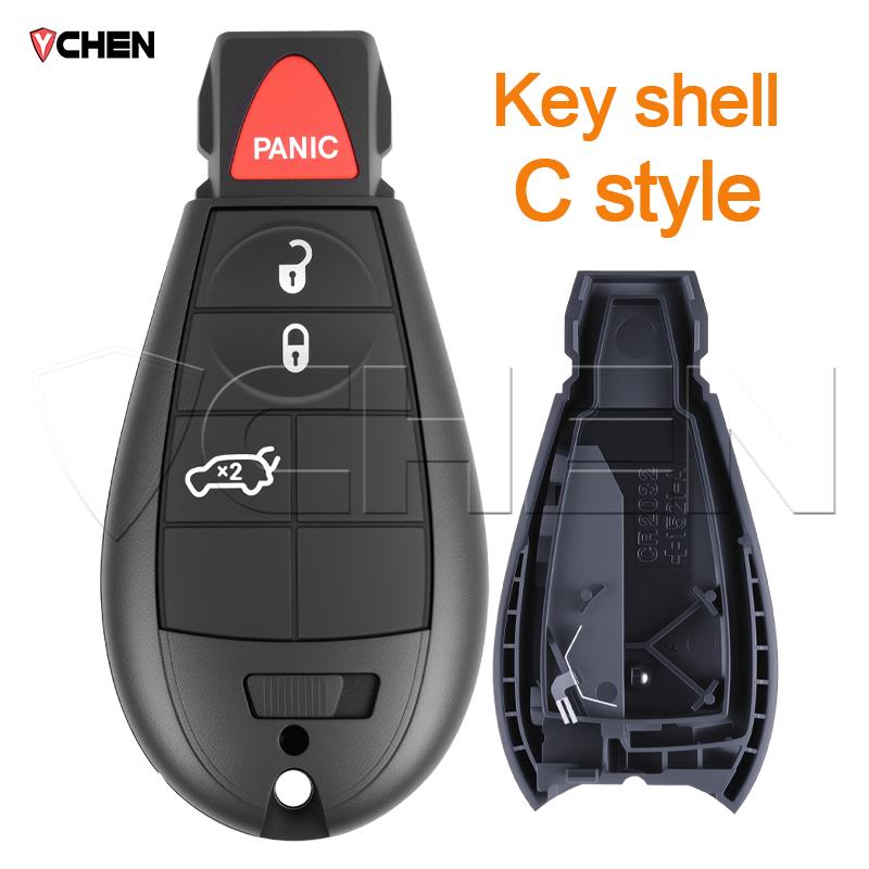 Remote Housing Cover For Chrysler Town Country For Jeep Grand Cherokee For Dodge Journey Ram Charger Caravan Magnum Key Shell