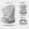 Outdoor Uv Protection Ice Silk Mask Sunscreen Face Cover Neck Wrap Unisex Anti-Uv Scarf Cycling Uv Mask Ear Hanging Neck Scarves
