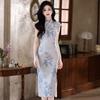 Guofeng New Chinese Sleeveless Long Cheongsam Improved Young 1011 New Women's High Sense Can Be Worn Daily In Summer
