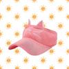 Spring/Summer Versatile Cute Cat Ear Design Sun Hat Visor Stylish, Casual,perfect Birthday Gift