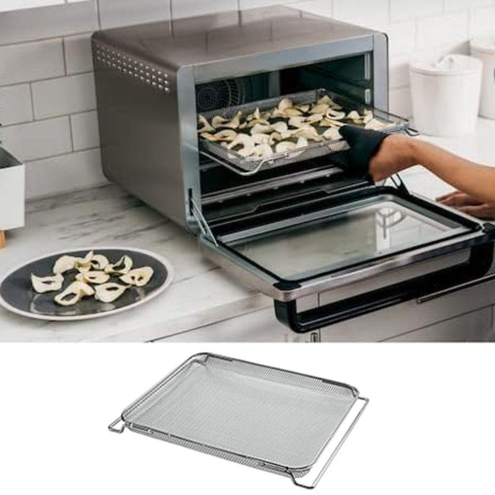 304 Stainless Steel Air Fryer Replacement Mesh Baskets Heat-resistant Dishwasher Safe Air Fryer Basket Rust-proof