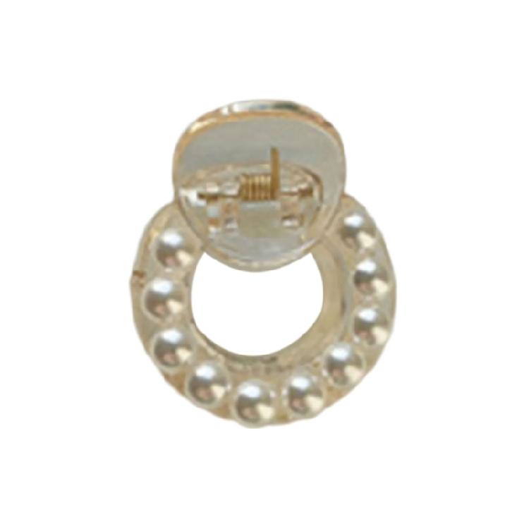 

Artificial Pearls Hair Clip Secure Grip Comfortable Hair Claw Nonslip Popular Hair Clamp For Office Lady Everyday Wear