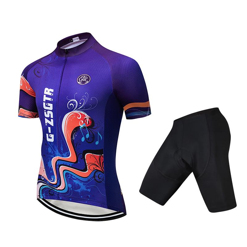 2026 Men's Cycling Jersey Short Sleeve Slim Fit Breathable Cycling Maillot Quick Dry MTB Mountain Bike Road Cycling Shirt Sets