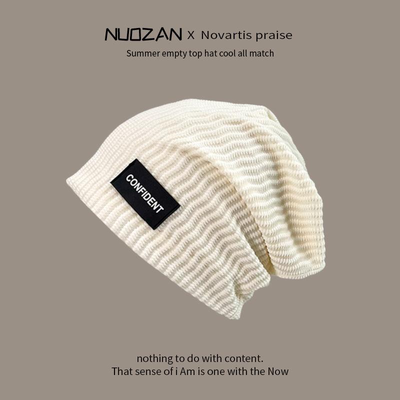 

Шапка Дуй Дуй Тонкая Шапка Баотоу Холодная Шапка Корейский Стиль Шапка-Пуловер Нишевая Фактурная Шапка для Родов Вязаная Шапка one size