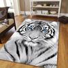 Tiger Crystal Velvet Rug, Large Non Slip Mat, Stylish Living Room Decor, Soft Bedroom Floor Carpet, Elegant Hallway Accent