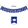 2026 Congrats Grad Banner with Graduation Cap Sign(Assembled) Class of 2026 Graduation Party Supplies Congratulation Grad Garland To Celebrate