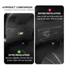 Car Seat Backrest Anti Kick Pad Protector Mat Storage Bag Emblem Accessories For Jaguar XK S-Type F-Type X-Type F-Pace I-Pace HH1
