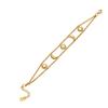 High-End Sun Moon Stainless Steel Bracelet for Women - Elegant Titanium Steel Jewelry