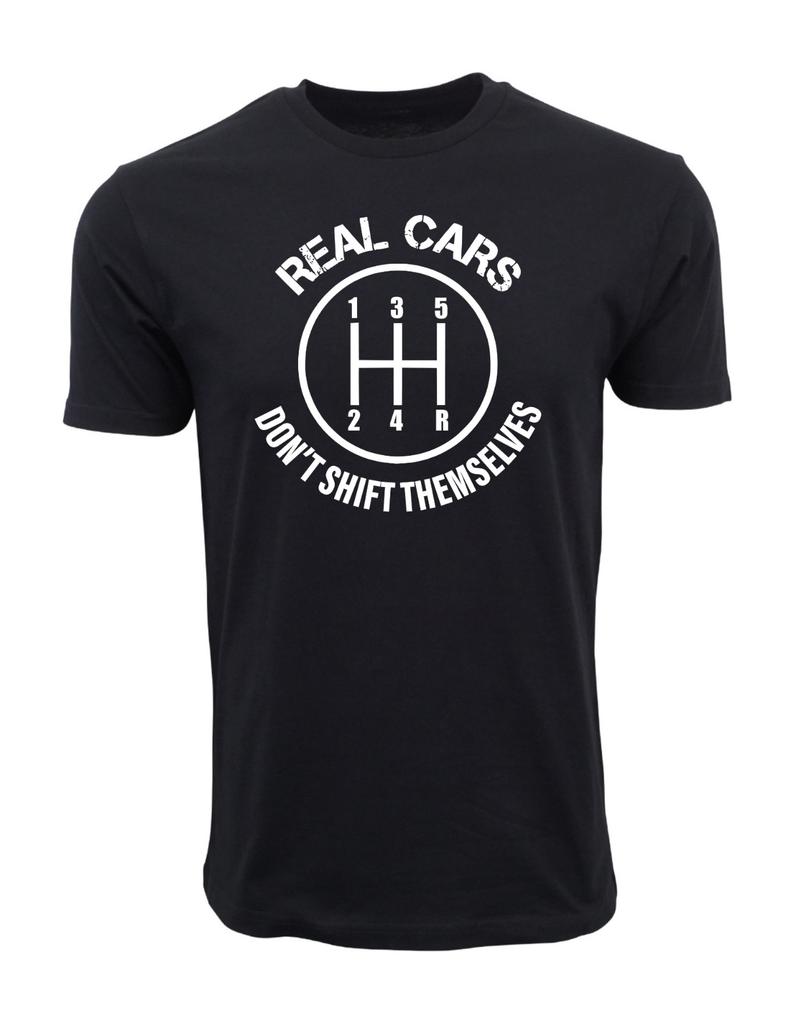Echte Auto's Schakelen Niet Zelf Grafisch T-shirt