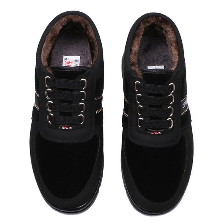 Winter Warm Men Snow Boots High Top Fur Men'S Boots Fashion Velvet Men Boots Casual Men'S Shoes Plush Size jkm9